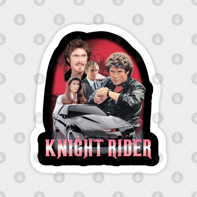 KITT and Michael Knight Sticker by namanyastudios